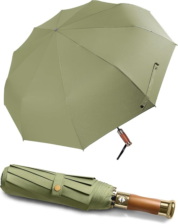 Rain Cats Umbrellas for rain travel size Double Layer Canopy Portable Sun Anti-UV Protection Fibe... | Amazon (US)
