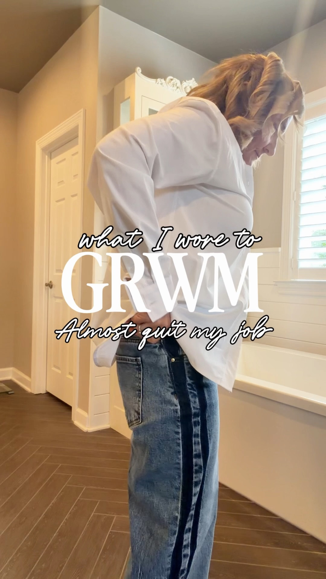 Early spring outfit 
Track stripe jeans size down to a six they are a 31 inch inseam and I need to wear a heel with them or a platform sneaker. I still make them or have them hemmed
Performance poplin  blouse  size down too small
Quince cardigan size medium this color is going to go fast
Check out my accessories, including my new beautiful spring summer bag by Eric Javits 

#LTKOver40 #LTKSeasonal #LTKootd