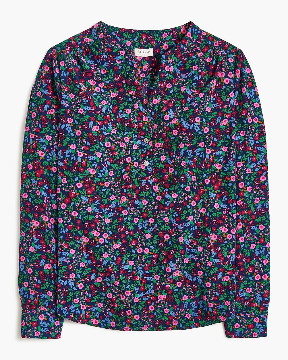 Popover placket blouse | J.Crew Factory