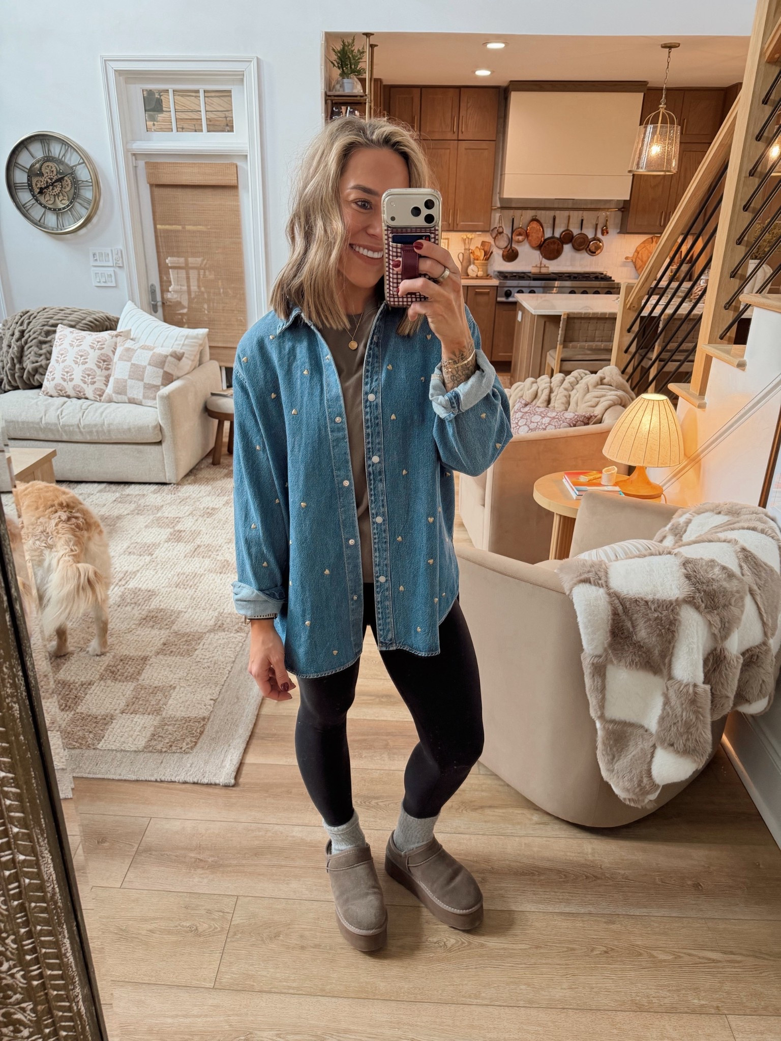 Love this one — mostly OOS but I linked the similar Walmart one I also own $l& love! Check your store locator near you! In the L❤️ the gold detailed hearts are darling! 

Ootd / valentines / cute finds / target / casual / comfy / Holley Gabrielle 

#LTKootd #LTKValentine #LTKPetite