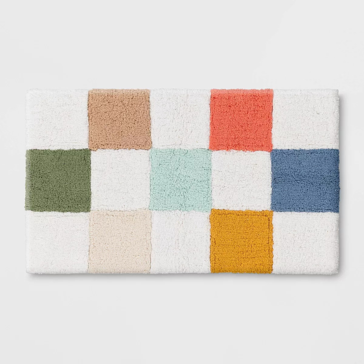 Checkered Kids' Bath Rug - Pillowfort™ | Target