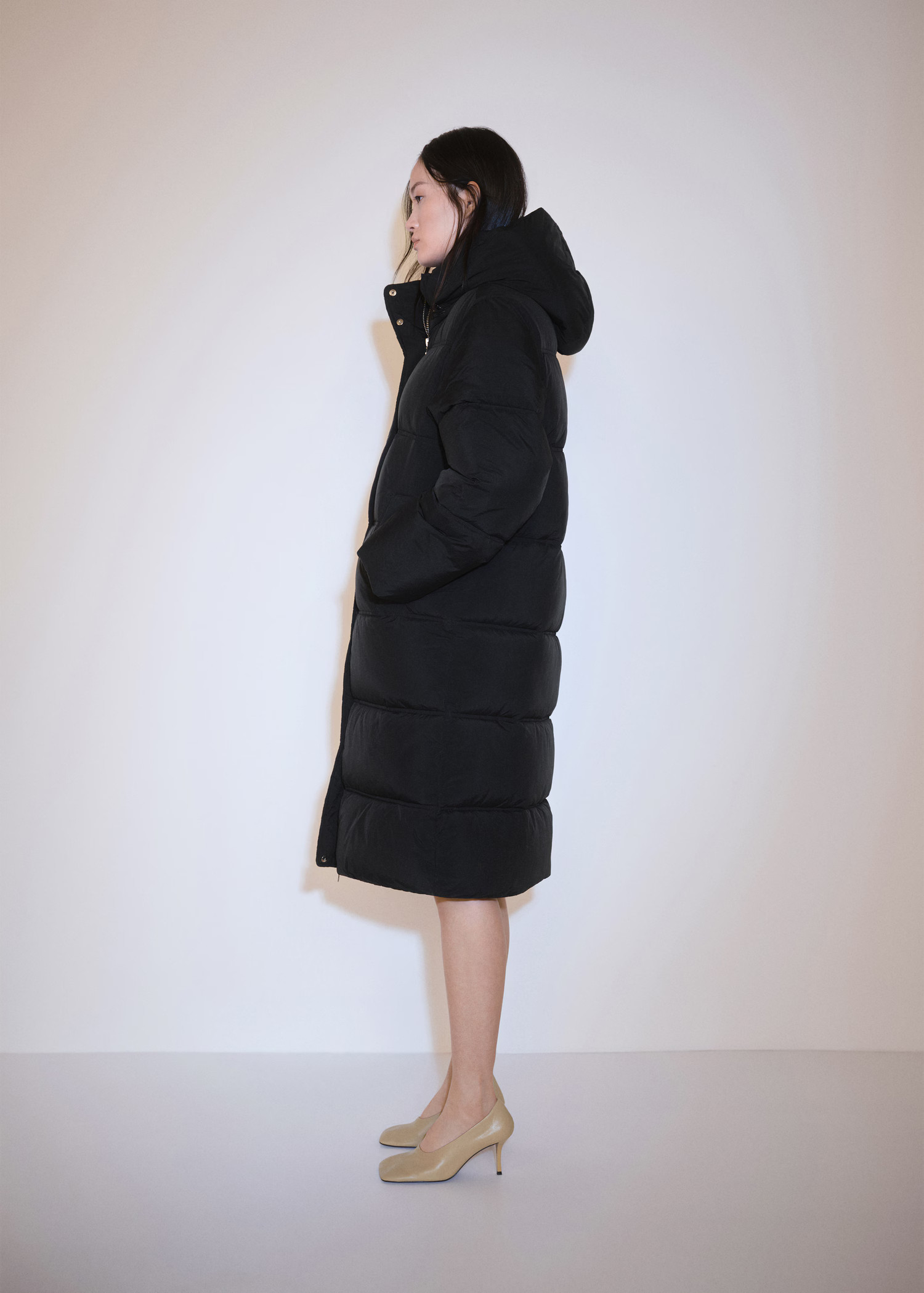 Hood quilted coat - Women | MANGO USA | Mango (US/MX/AU)