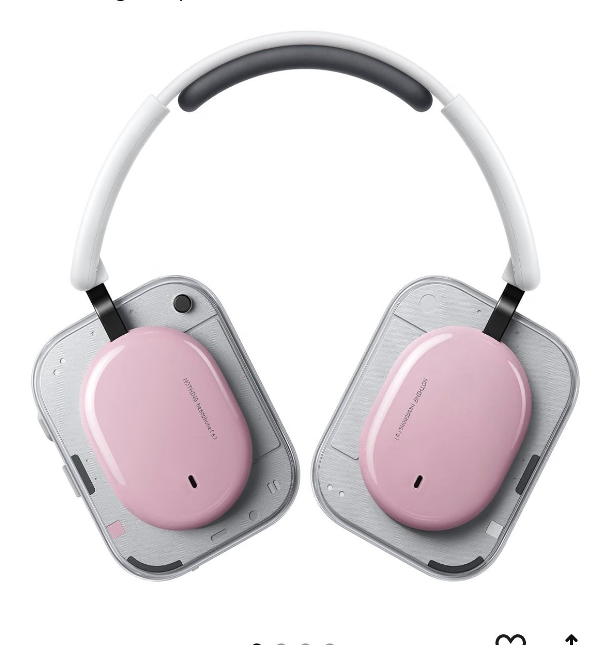 #nothingheadphones #noisecancelingheadphones #music #pinkheadphones