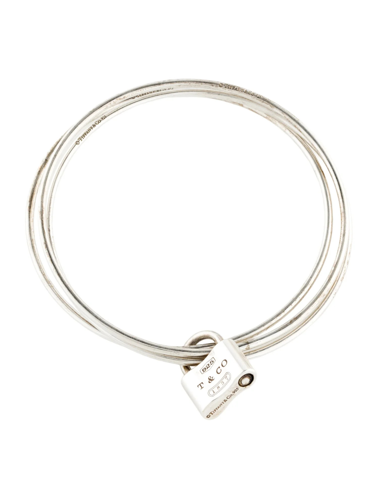 Padlock Triple Bangle Bracelet | The RealReal