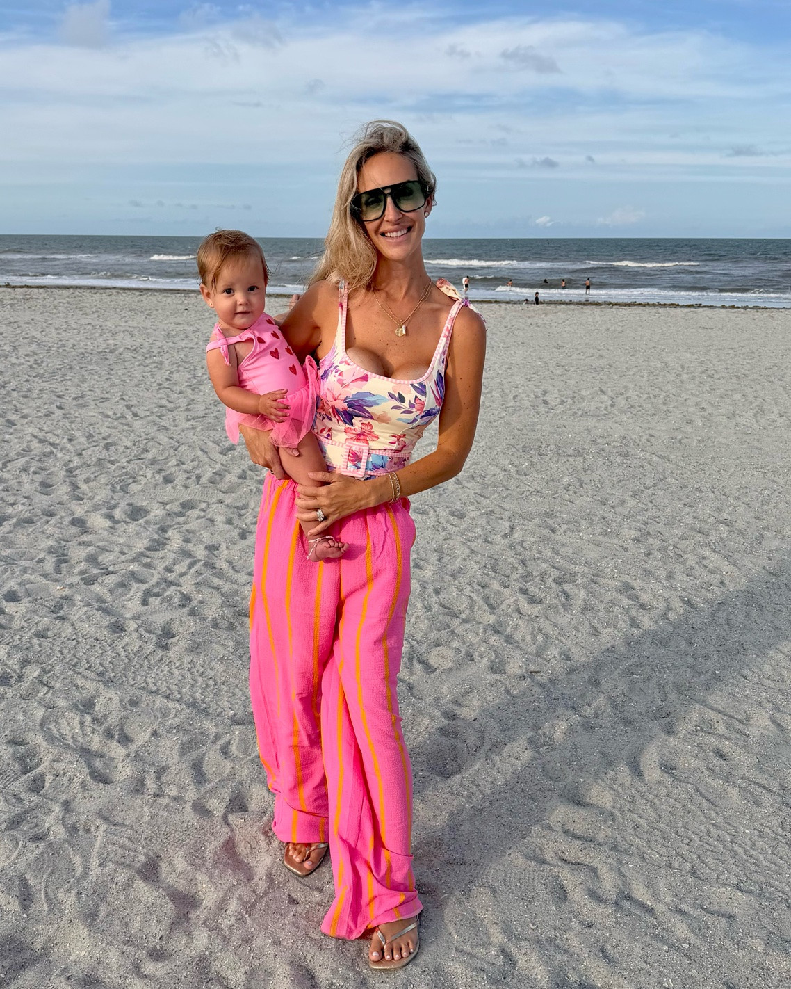 Wish I had a better pic in this adorable floral one piece swimsuit. It ties on the shoulders & is belted for a flattering fit.

#LTKSaleAlert #LTKTravel #LTKSwim