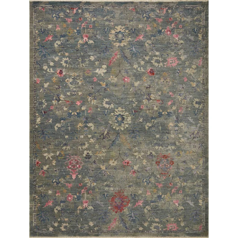 Lark Manor™ Febbas Oriental Machine Made Power Loom Area Rug in Moss Green "& Reviews" | Wayfai... | Wayfair North America