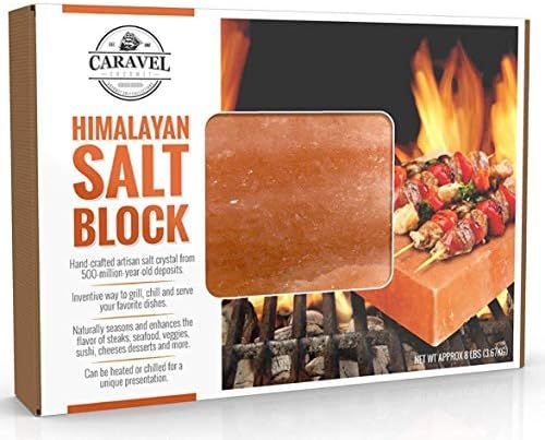 Himalayan Salt Block - Grill Brick for Searing, Grilling, Heating, Chilling, Preparing and Season... | Amazon (US)