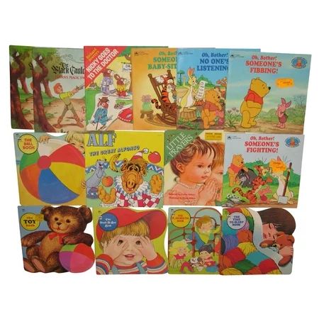 Kids Children Vintage Golden Book Lot of 14 - (Winnie The Pooh / ALF / Disney) | Walmart (US)