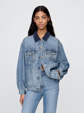 Gap × DÔEN Oversized Icon Denim Jacket | Gap (US)