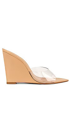 Schutz Luci Vinyl Wedge in Light Nude from Revolve.com | Revolve Clothing (Global)