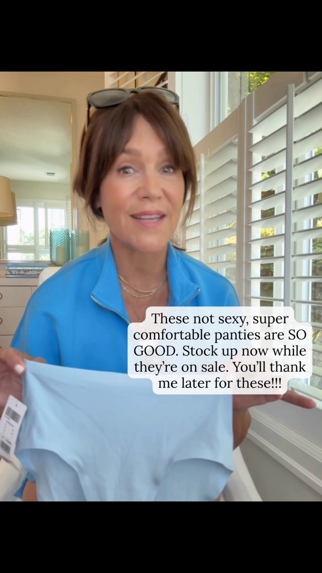 These not sexy, super comfortable panties are the BEST style secret!!! ✨💫🌟 

I cleaned out my lingerie drawer recently and only kept three kinds of panties! This pair is my highest recommendation - SO comfy, breathable,  and invisible!!! 

Trust me -  you’ll thank me later for these!!!

#LTKmomlife #LTKSaleAlert #LTKootd
