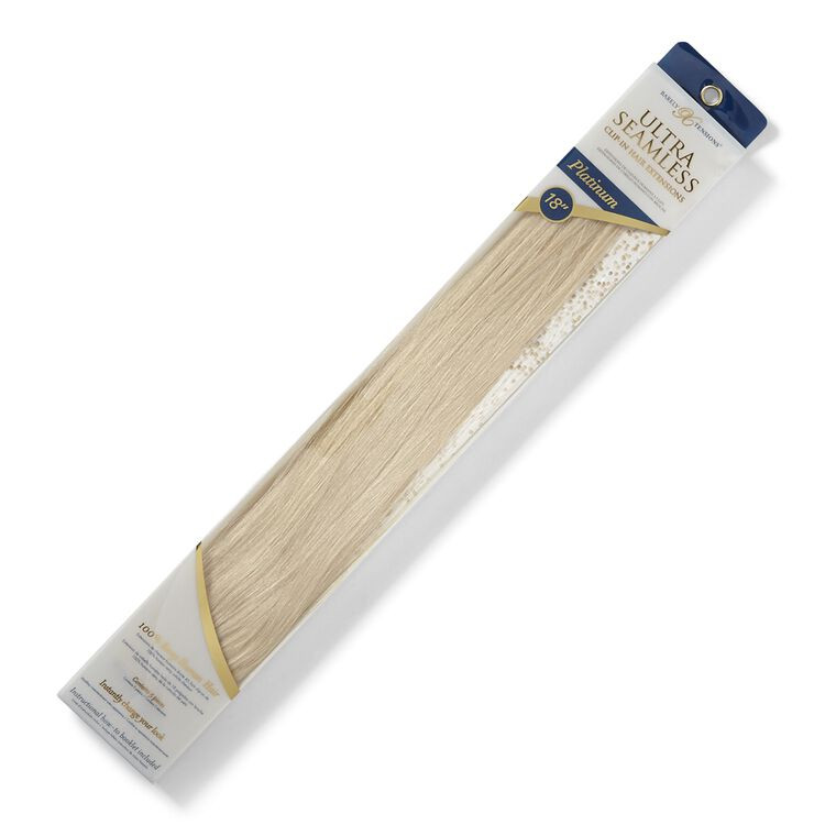 18" Ultra-Seamless Clip-in Hair Extensions Platinum | Sally Beauty