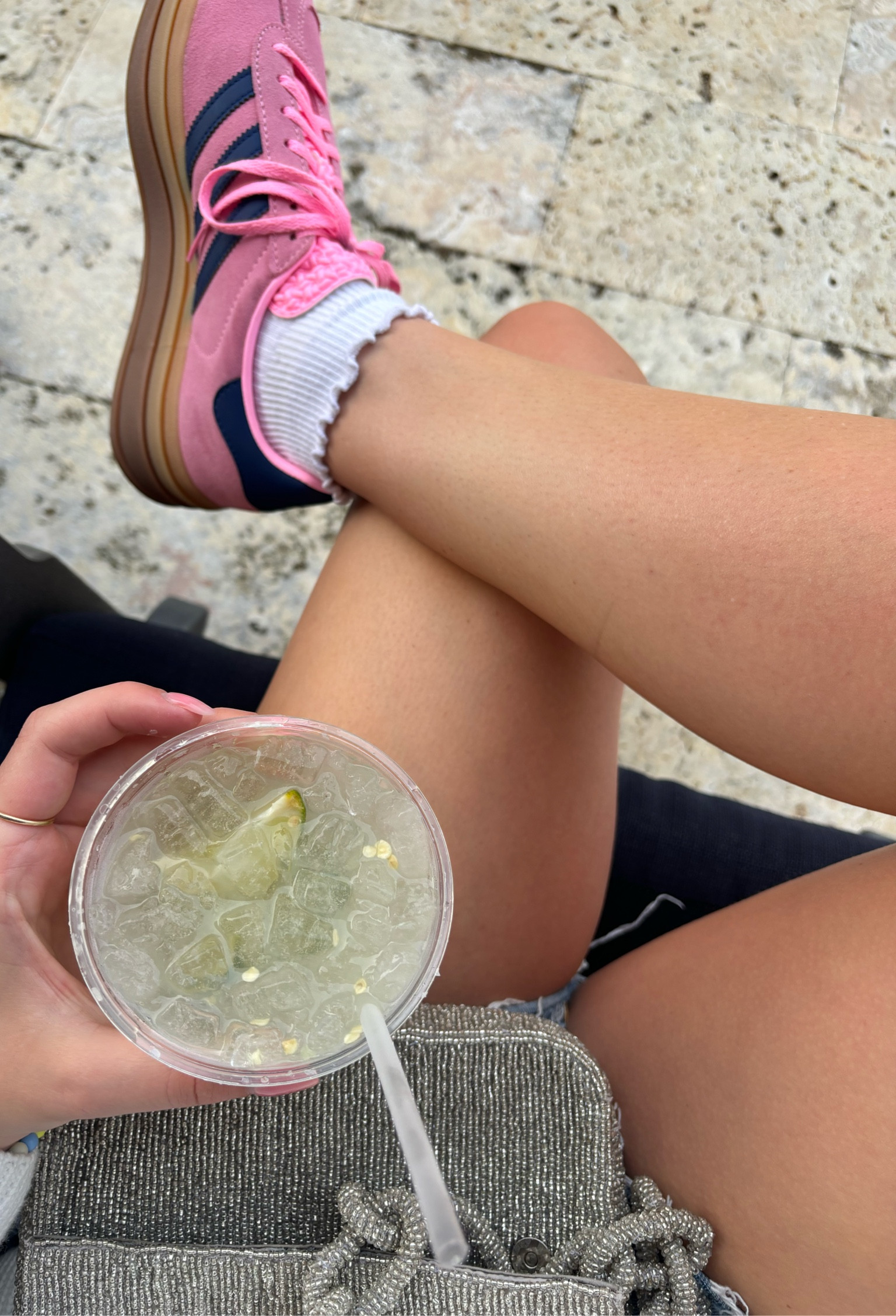 ruffle socks, pink sneaks and a spicy marg? a dangerous trifecta 💖

#LTKFindsUnder100 #LTKStyleTip #LTKTravel