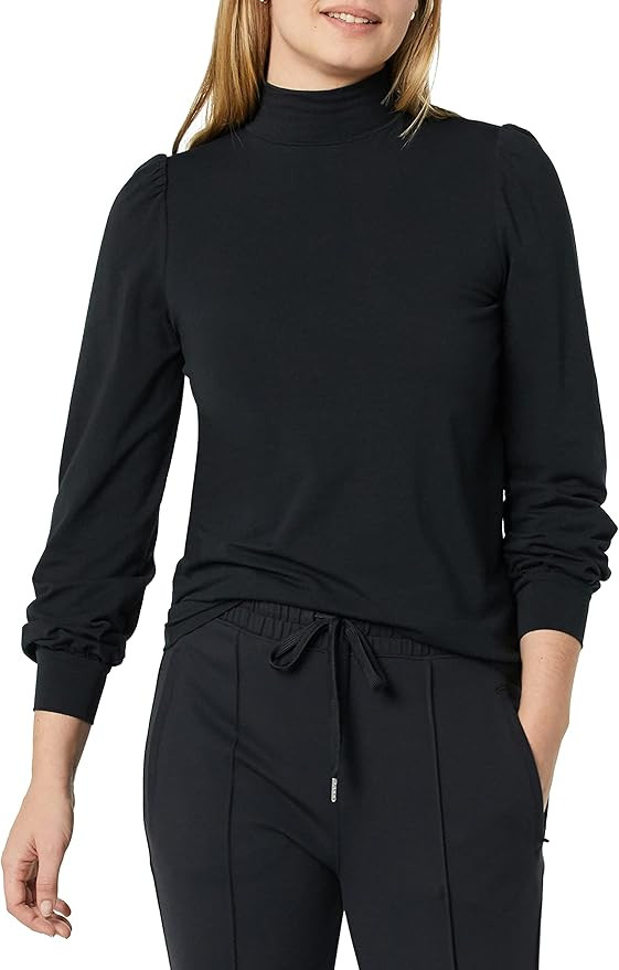 Amazon Aware Women's Turtleneck Long-Sleeve Puff Top | Amazon (US)