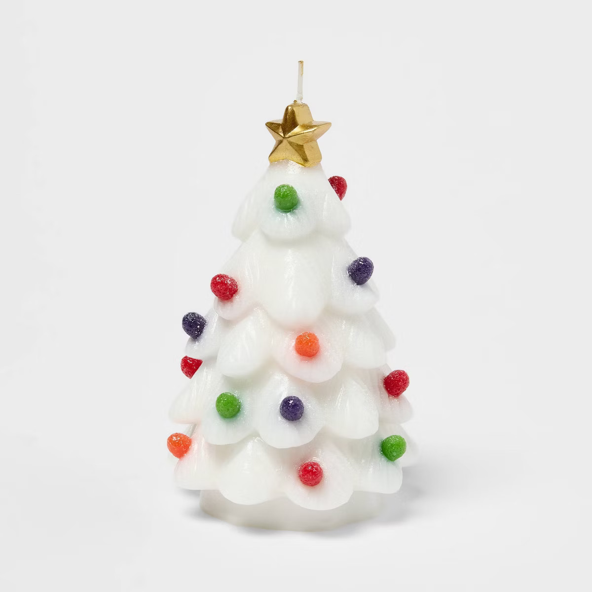 Snow Covered Gumdrop Holiday Tree Wax Figural Candle - Threshold™ | Target