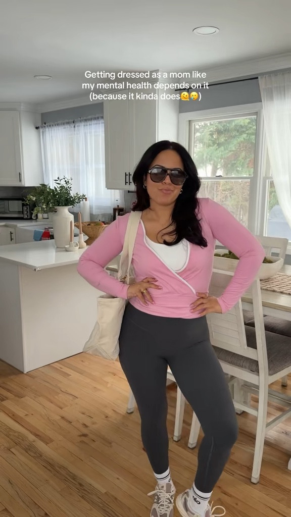 We moms gotta look our best to feel our best! Love the wrap top to elevate an active look or any look with leggings 

#LTKmomlife #LTKgrwm #LTKootd