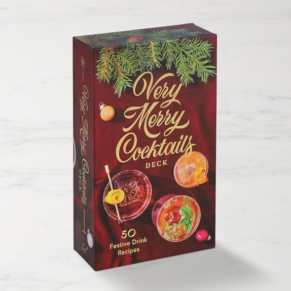 Very Merry Cocktails Deck: 50 Festive Drink Recipes | Williams-Sonoma