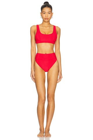 Highway Bikini Bottom in Red | Revolve Clothing (Global)