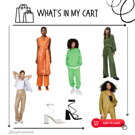 Fall Fashion in my cart! Budget friendly fashion. | faux leather suits and vests | sweatsuit | faux leather pants | co-ord sets | heeled sandals 

#LTKunder100 #LTKstyletip #LTKshoecrush