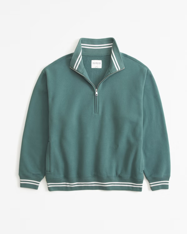 Essential Vintage Sunday Half-Zip | Abercrombie & Fitch (US)