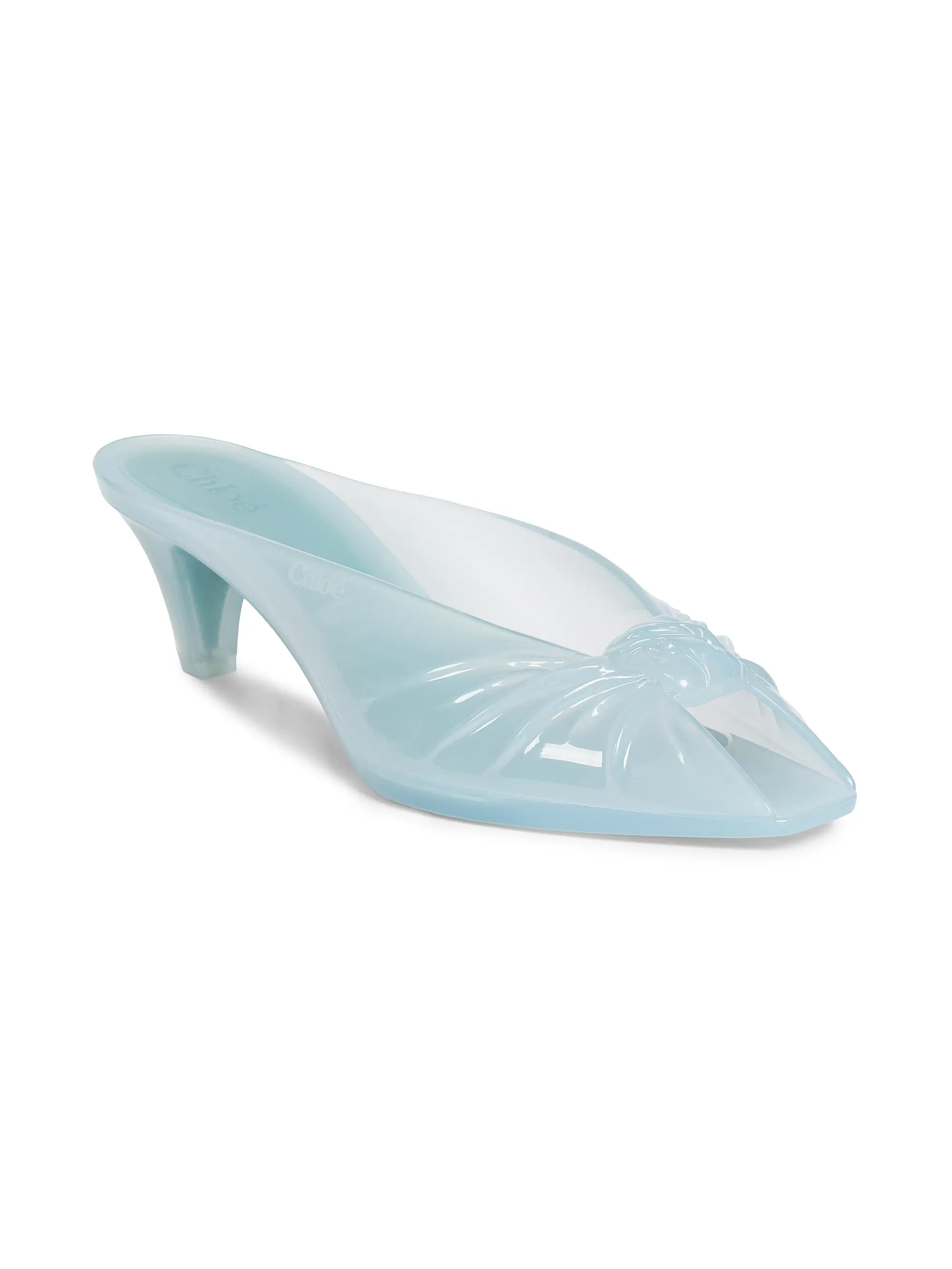 Chlo\u00e9 Jelly Cone Heel Mules | Saks Fifth Avenue | Saks Fifth Avenue