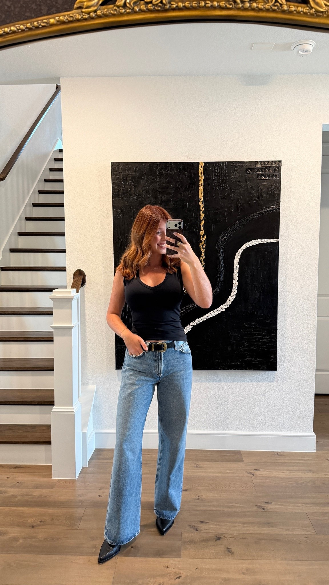 last day of school! this is my mom outfit for Benji’s class awards. boots and belt are old and unlinkable. Jeans run big and are in a size 26. Tank is a medium

#LTKootd #LTKmomlife