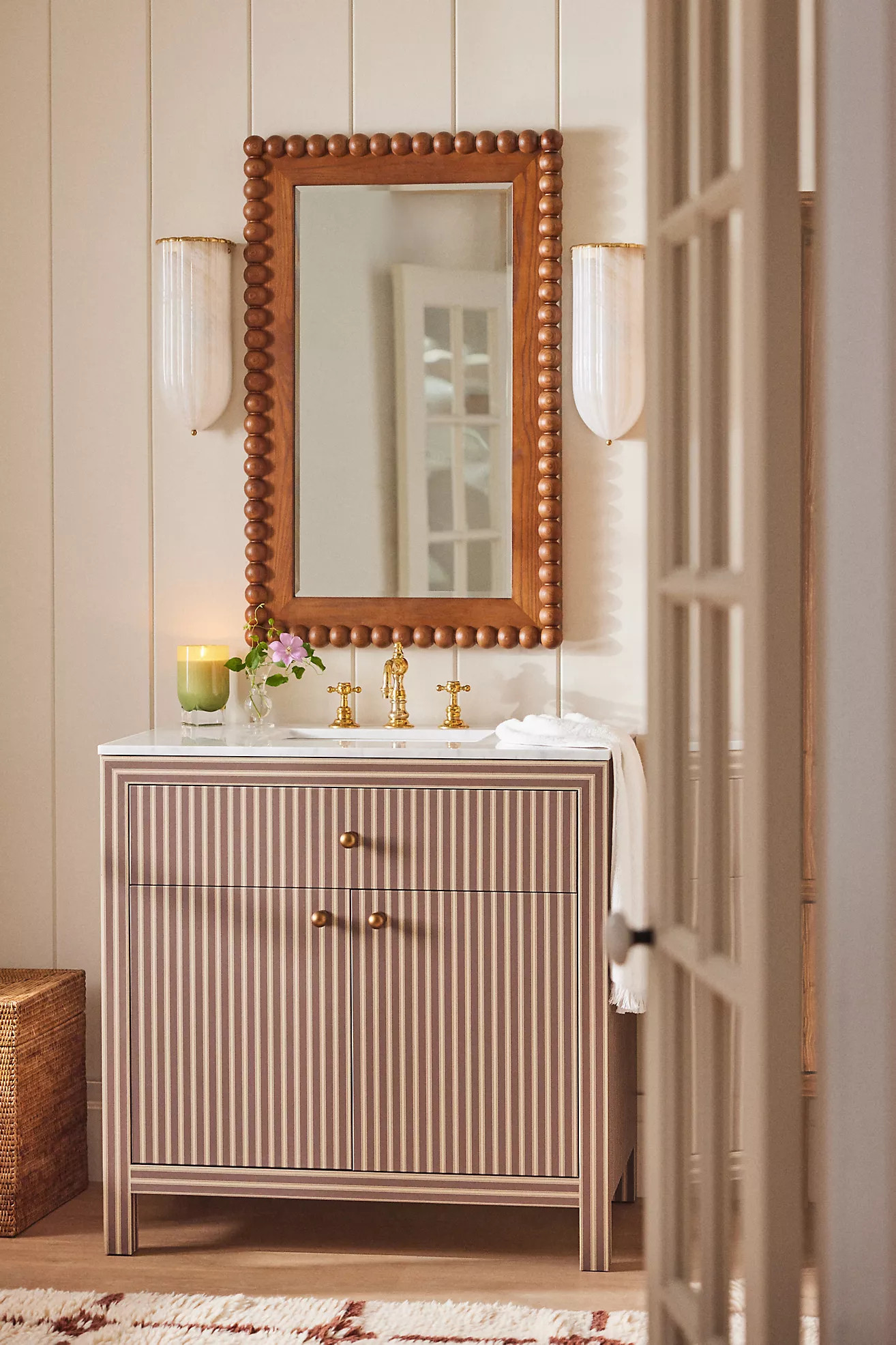 Hale Canvas Single Bathroom Vanity | Anthropologie (US)