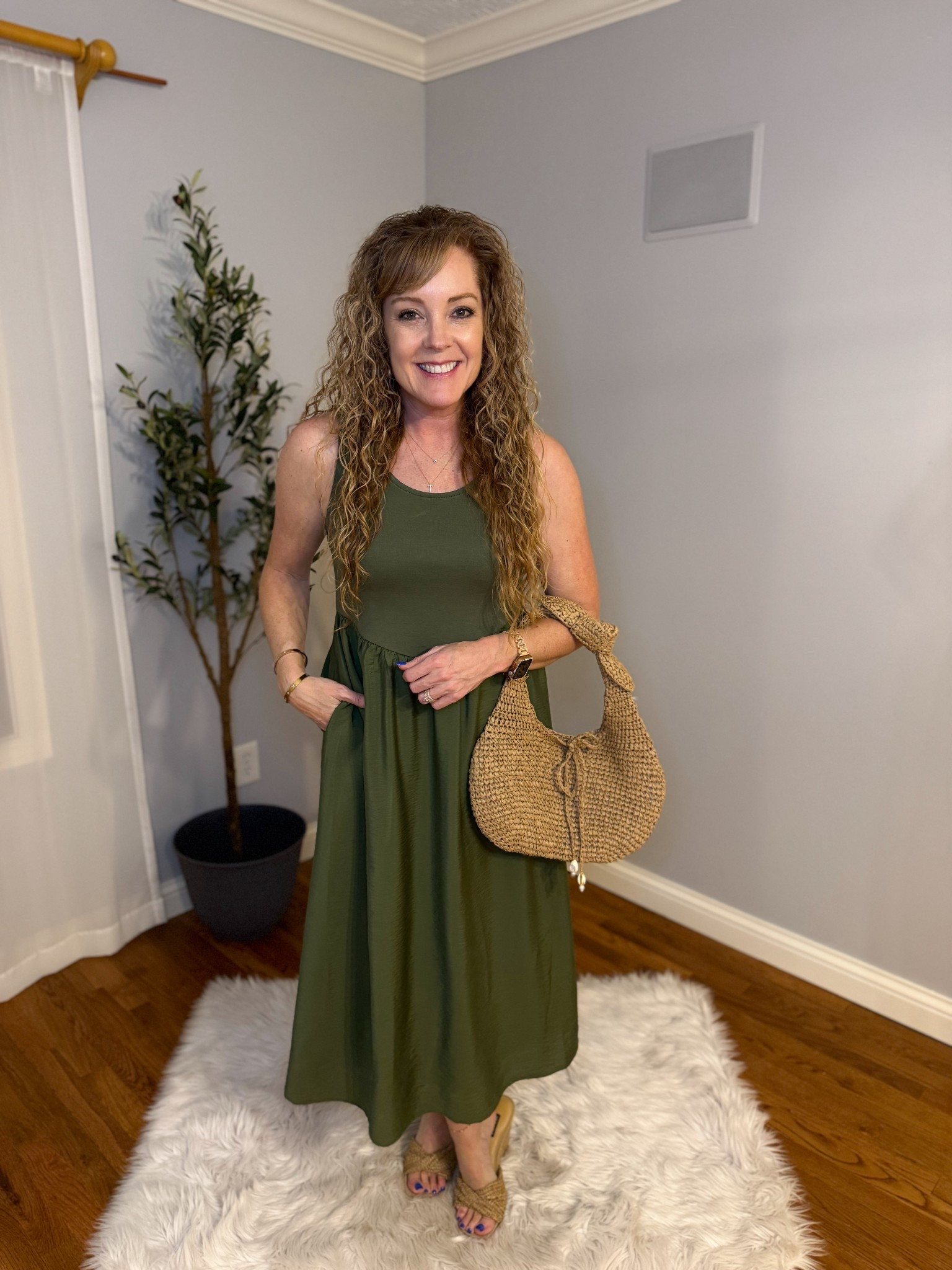 $18 Walmart✨ summer dress / church dress / wedding guest dress / graduation dress / vacation dress 

Dress- size small
Heels- tts, size 8


#LTKOver40 #LTKWedding #LTKFindsUnder50