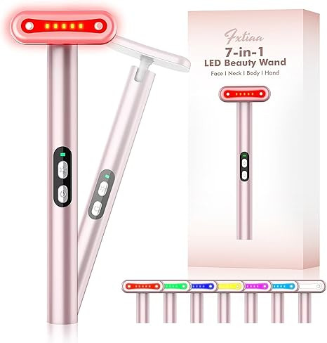 Red-Light-Therapy-for-Face, 7 in 1 LED Light Therapy Eye Equipment for Skin Care at Home Red Ligh... | Amazon (US)