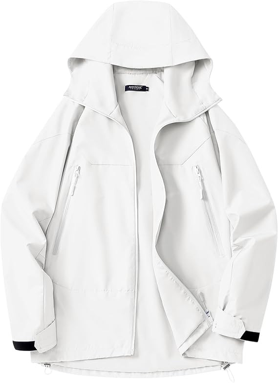 Avoogue Rain Jacket for Women Waterproof Lightweight Rain Coat Hiking Windbreaker Jacket with Hoo... | Amazon (US)