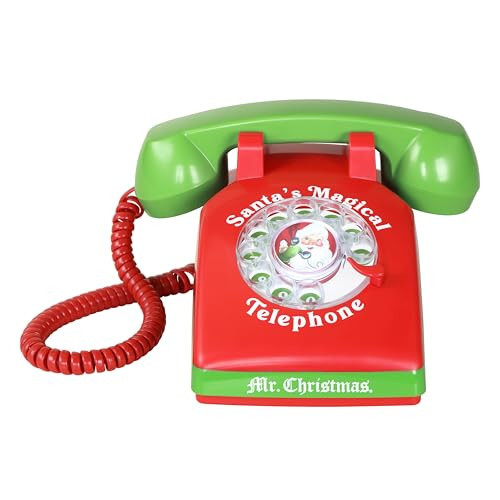 Mr. Christmas Santa’s Magical Telephone – Santa Phone for Kids, Interactive Christmas Calls, Real Conversations, Child-Safe Vintage | Amazon (US)
