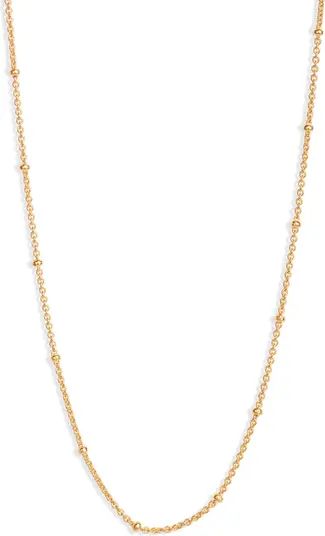21-Inch Fine Beaded Chain | Nordstrom