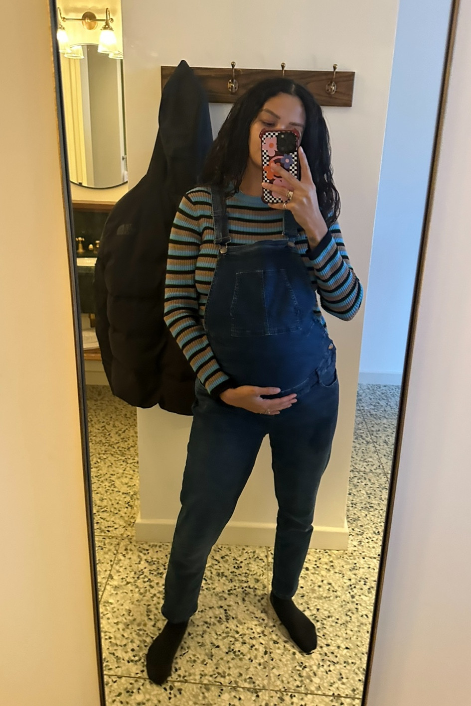 Living in these maternity dungarees 🫐 

#LTKSeasonal #LTKbump