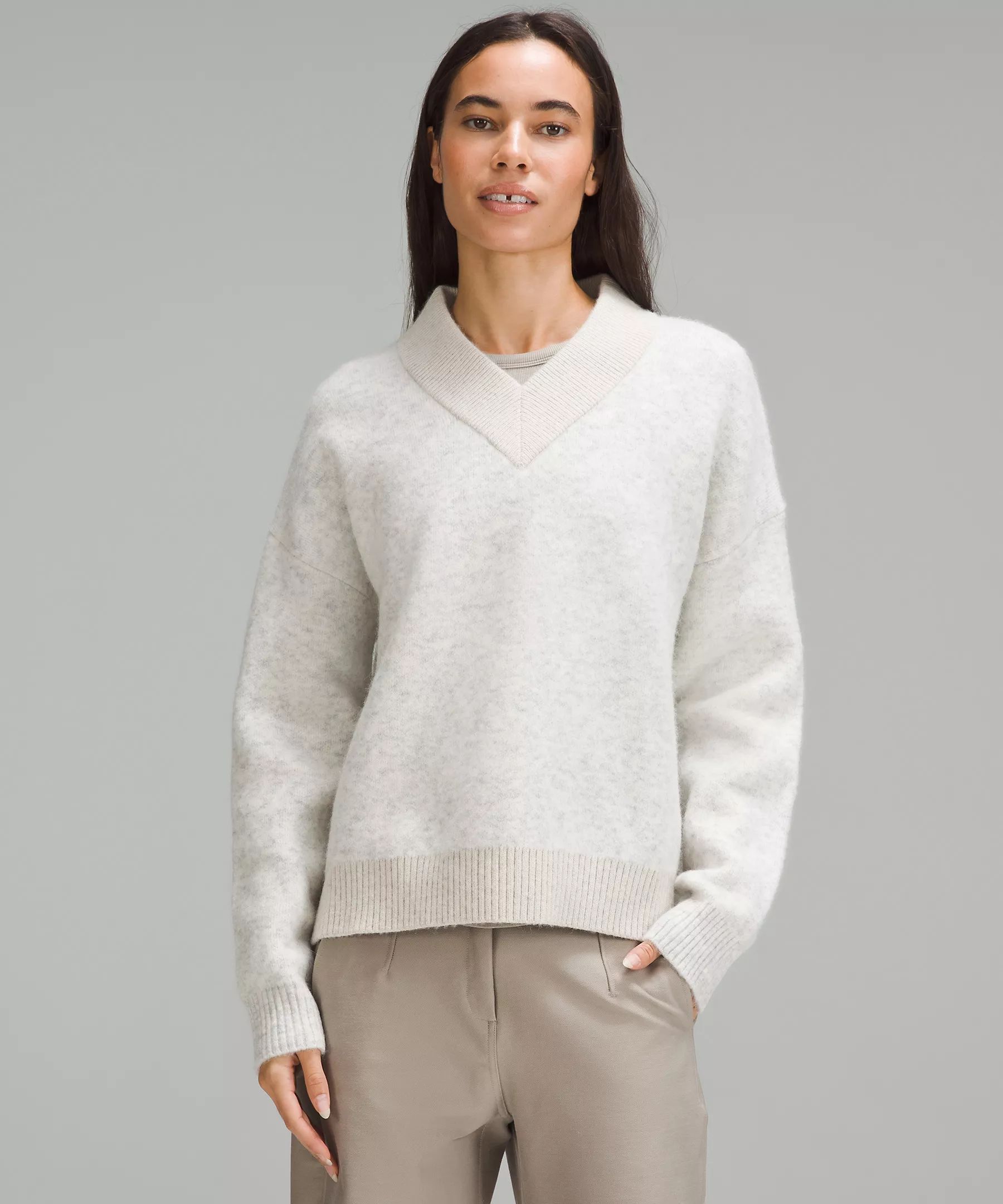 Alpaca Wool-Blend Crewneck Sweater curated on LTK