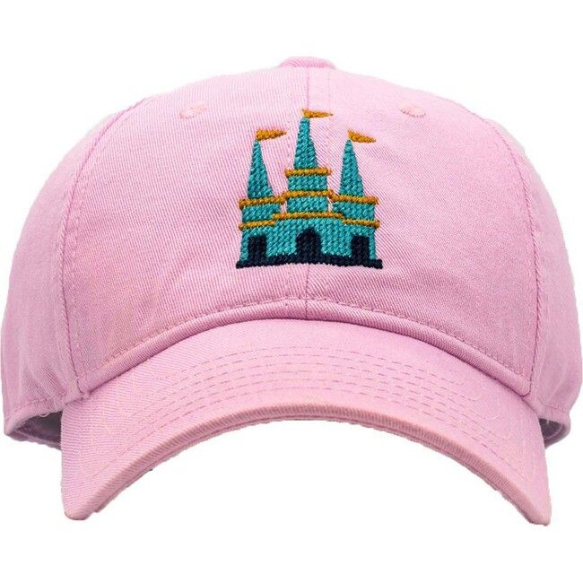 Castle Baseball Hat, Light Pink | Maisonette