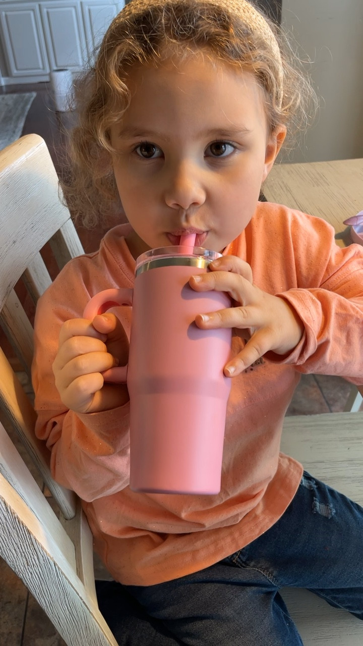 Stanley dupe for kids and it’s SPILL PROOF! Haidyn is so excited about her new cup, and I am too it’s adorable! 


#LTKFamily #LTKKids #LTKGiftGuide