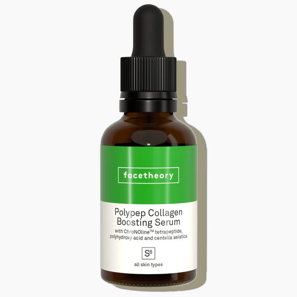 PolyPep Collagen Boosting Serum S8 with ChroNOline™ Tetrapeptide and Polyhydroxy Acid (PHA) | Facetheory