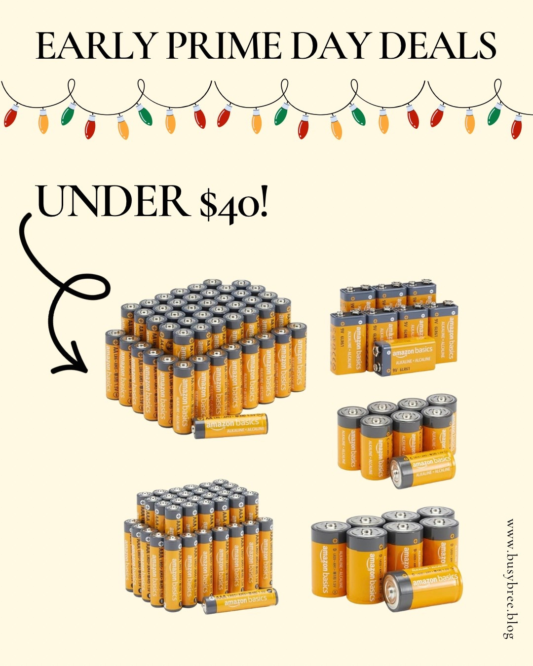 Battery packs on sale for Amazon prime deal days! Christmas Eve hosting, Christmas must haves, seasonal must haves, winter must haves, home storm prep

#LTKSaleAlert #LTKFindsUnder50 #LTKFamily