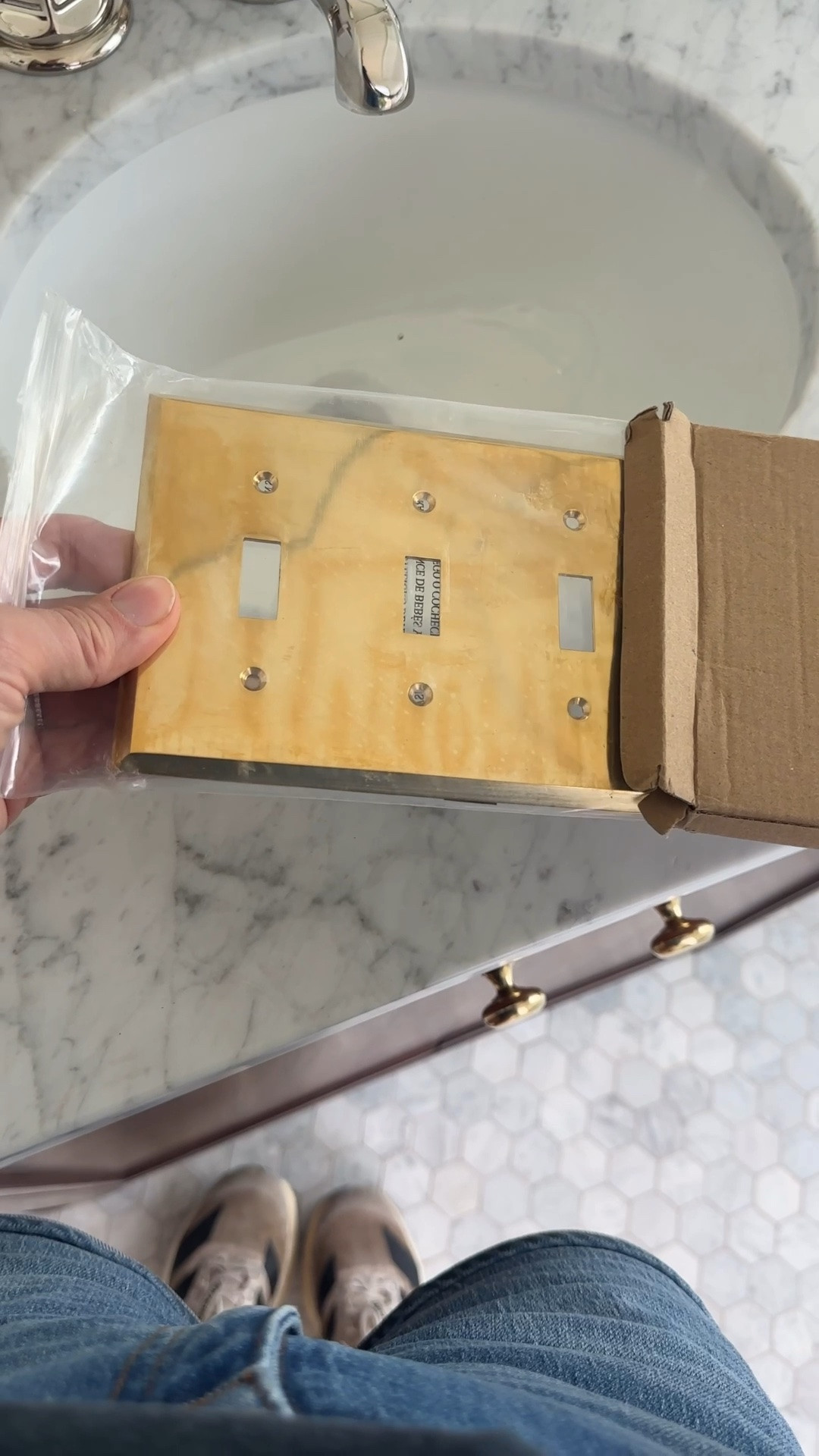 Outlet covers can be pretty too 😍

Finish is unlaquered brass

#LTKHome
