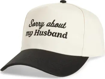 David & Young Sorry About My Husband Cotton Baseball Cap | Nordstromrack | Nordstrom Rack