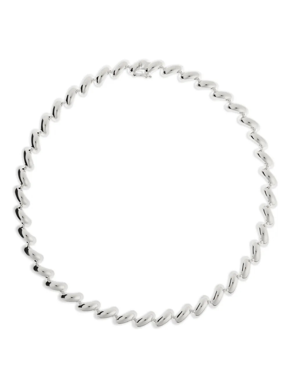 LIE STUDIO The Edith Necklace  | Silver | FARFETCH | Farfetch Global