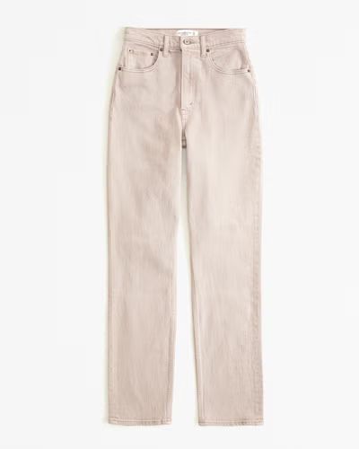 Women's Ultra High Rise 90s Straight Jean | Women's 20% Off Select Styles | Abercrombie.com | Abercrombie & Fitch (US)