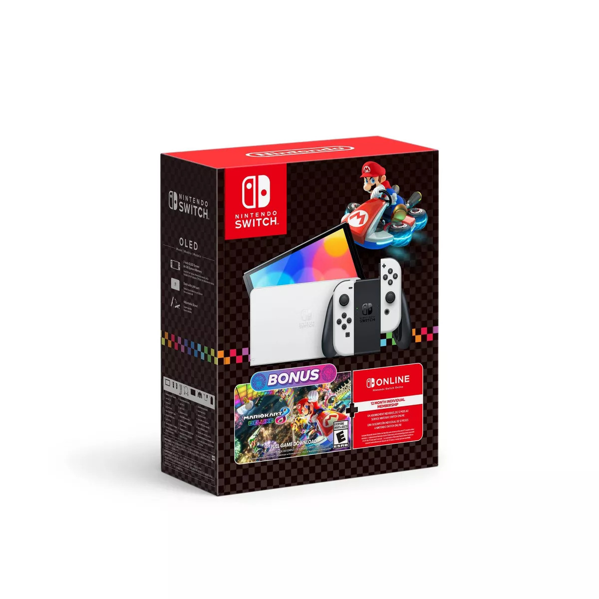 Nintendo Switch OLED Model: Mario Kart 8 Deluxe Bundle | Target