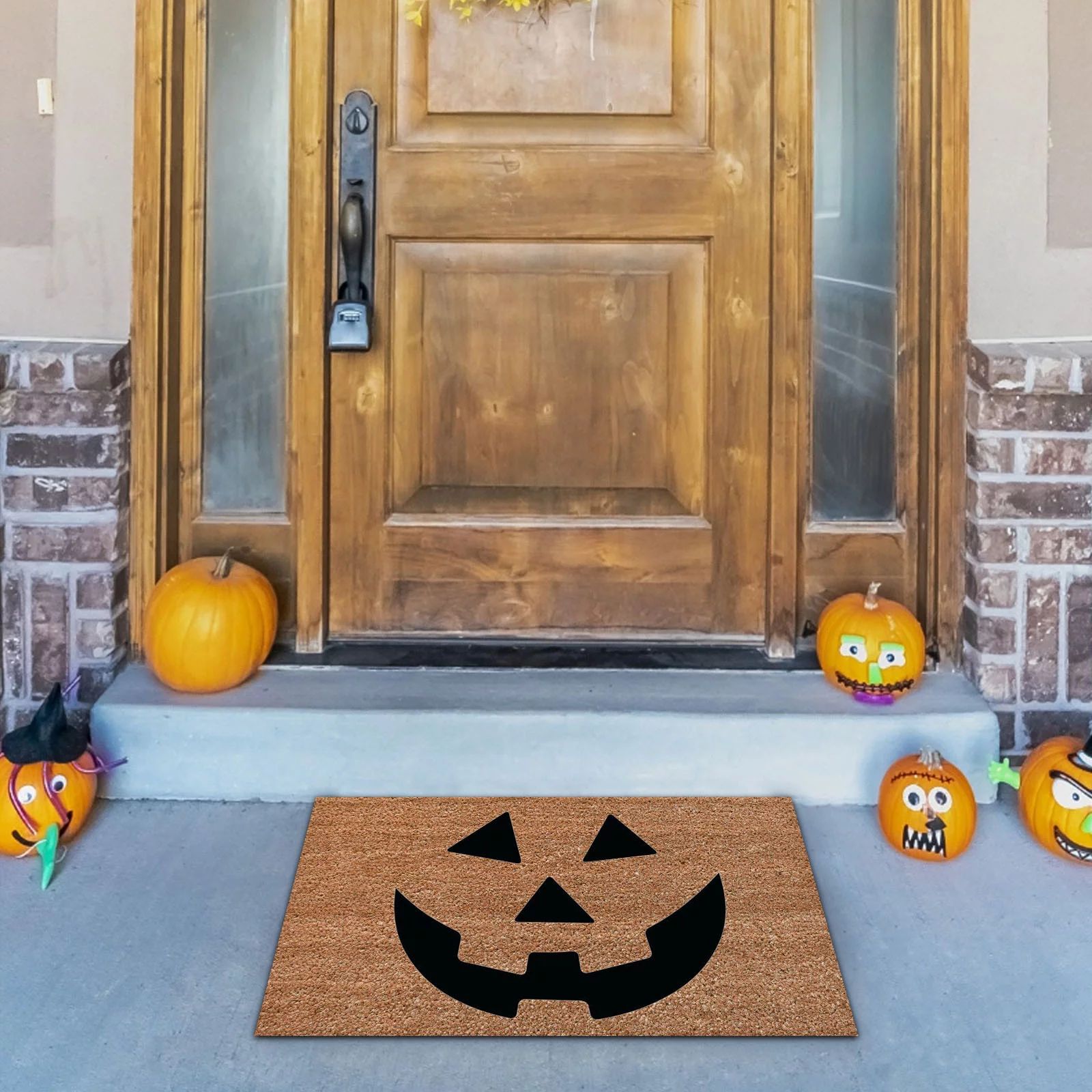 Mnycxen Halloween Doormat Blanket Welcome Home Front Door Decorations Halloween Decor - Walmart.c... | Walmart (US)