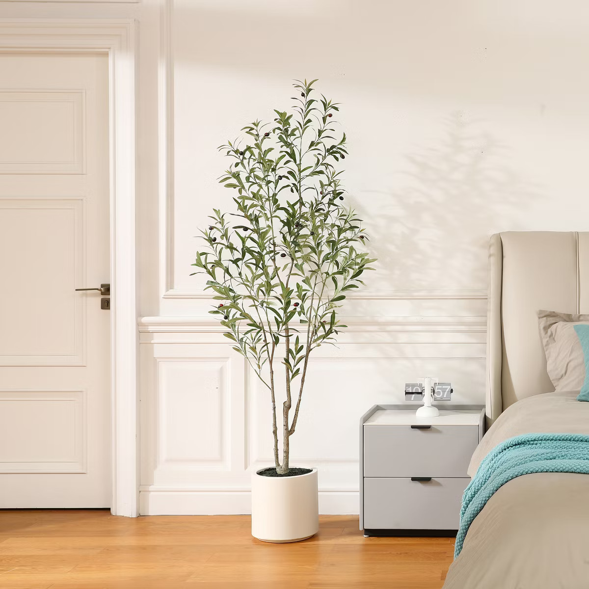 Kazeila Artificial Olive Trees, 6 ft Tall Fake Olive Trees for Indoor, Large Olive Plants with Wh... | Target