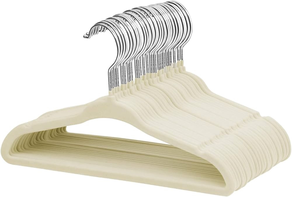 ManGotree Baby Velvet Clothes Hangers, Kids Toddler Children's Hangers for Clothes Space Saving N... | Amazon (US)