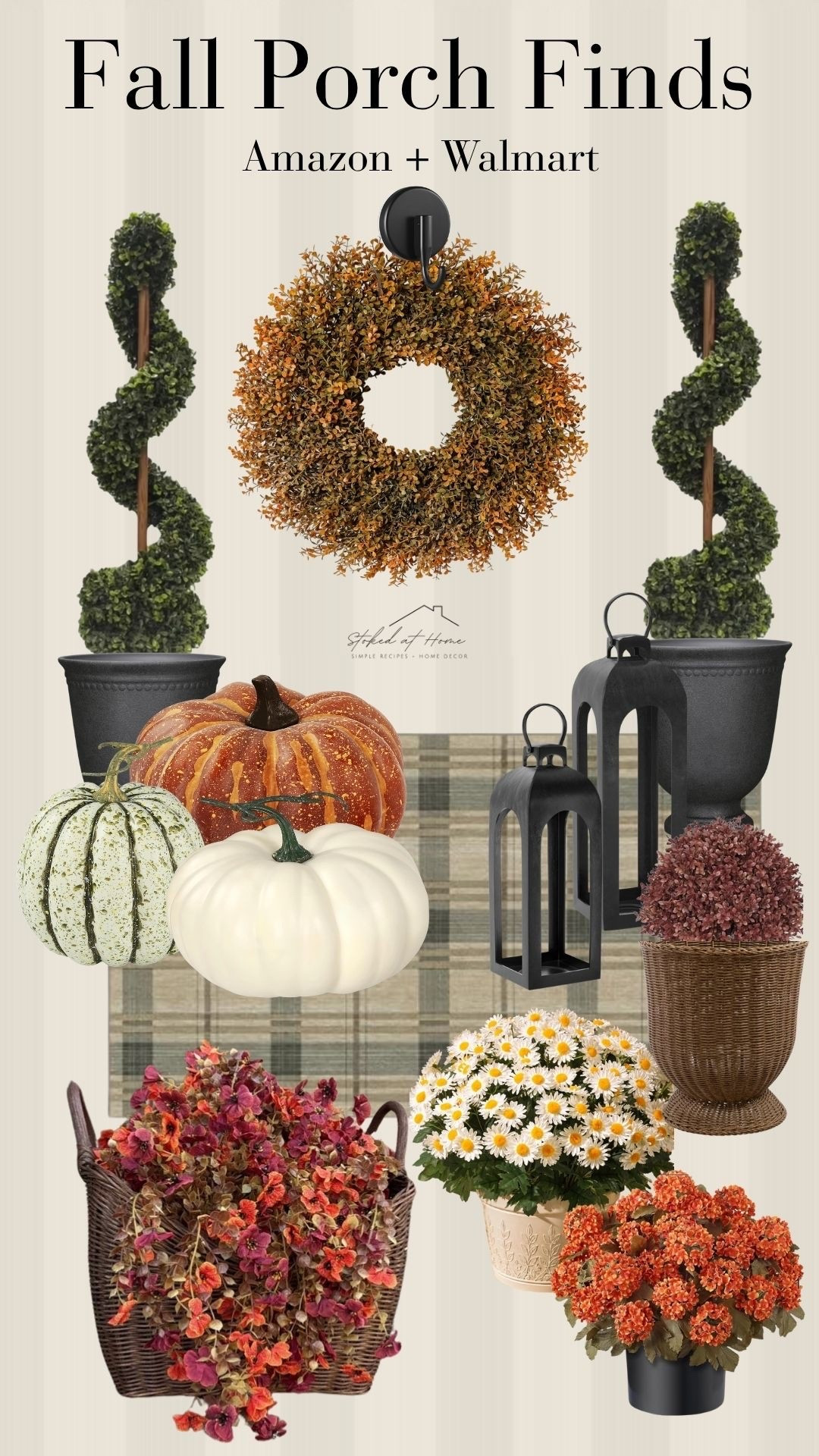 Fall front porch I’m using this year 🤎🌻