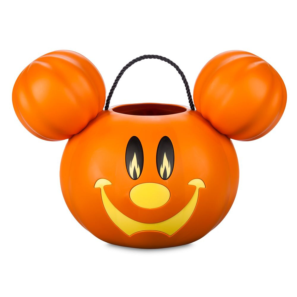 Mickey Mouse Halloween Pumpkin Light-Up Treat Bucket | Disney Store