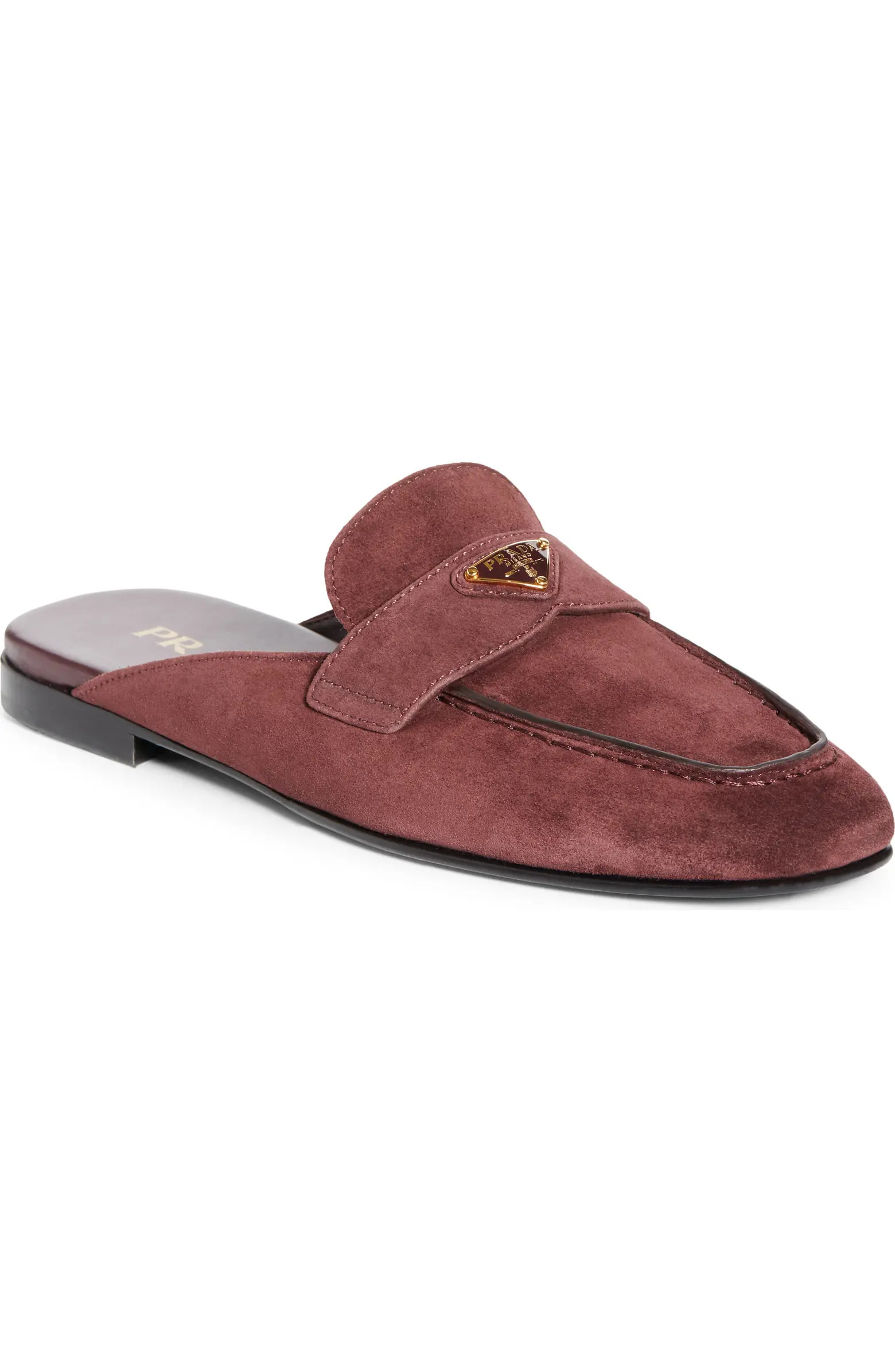 Prada Logo Loafer Mule (Women) | Nordstrom | Nordstrom