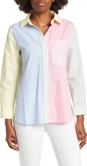 Vigoss Multi Color Striped Woven Shirt | Nordstromrack | Nordstrom Rack